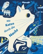 Cover-Bild zum Titel 'Mit Katze durch die Nacht' von 'Yoko Heiligers'