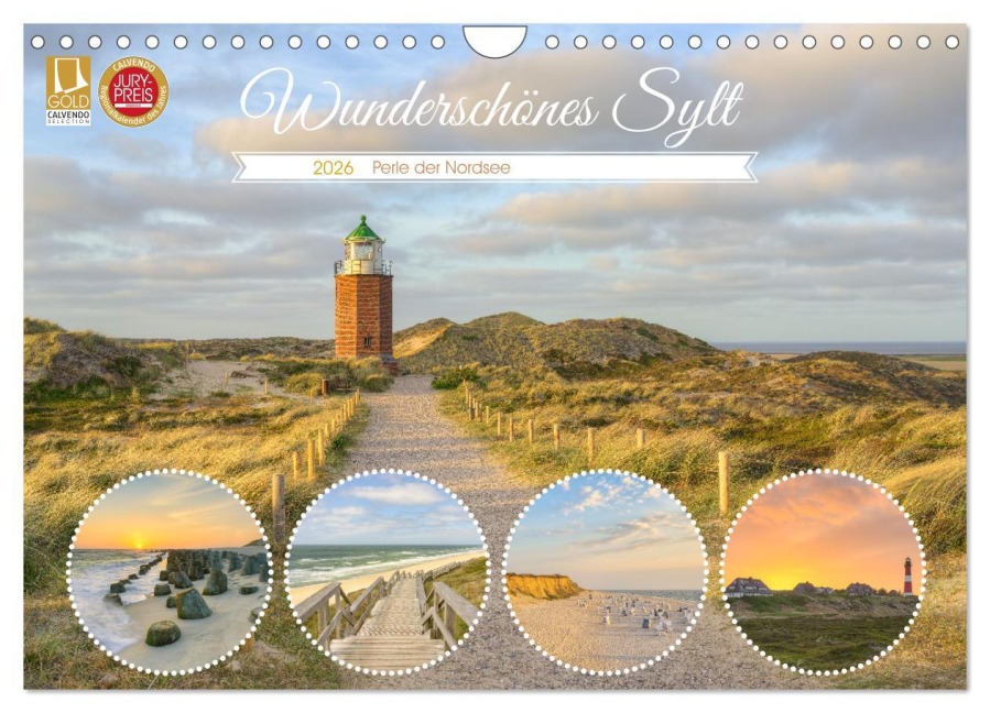 Wunderschönes Sylt - Perle der Nordsee (Wandkalender 2026 DIN A4 quer), CALVENDO Monatskalender - Michael Valjak