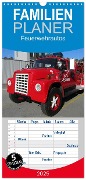 Familienplaner 2025 - Feuerwehrautos mit 5 Spalten (Wandkalender, 21 x 45 cm) CALVENDO - Insideportugal Insideportugal