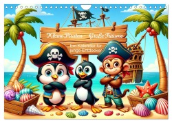 Cover-Bild zum Titel 'Kleine Piraten, Große Träume" - Ein Kalender für junge Entdecker (Wandkalender 2026 DIN A4 quer), CALVENDO Monatskalender' von 'Artefacti Artefacti'