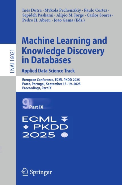 Machine Learning and Knowledge Discovery in Databases. Applied Data Science Track - 