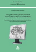 Cover-Bild zum Titel 'Vom gedruckten Sprichwörterbuch zur interaktiven Sprichwortdatenbank' von 'Hrisztalina Hrisztova-Gotthardt'