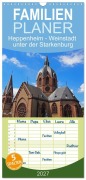 Cover-Bild zum Titel 'Familienplaner 2027 - Heppenheim - Weinstadt unter der Starkenburg mit 5 Spalten (Wandkalender, 21 x 45 cm) CALVENDO' von 'Ilona Andersen'