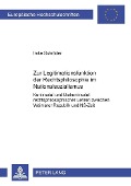 Cover-Bild zum Titel 'Zur Legitimationsfunktion der Rechtsphilosophie im Nationalsozialismus' von 'Imke Schröder'