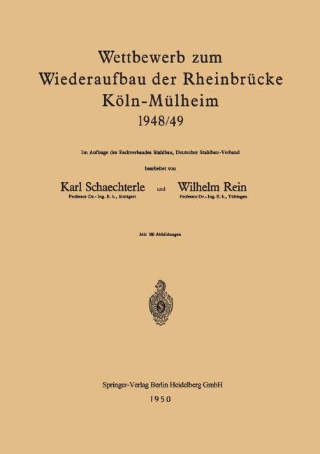 Wettbewerb zum Wiederaufbau der Rheinbrücke Köln-Mülheim 1948/49 - 