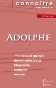 Cover-Bild zum Titel 'Fiche de lecture Adolphe de Benjamin Constant (Analyse littéraire de référence et résumé complet)' von 'Benjamin Constant'