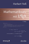 Cover-Bild zum Titel 'Mathematiksatz mit LaTeX' von 'Herbert Voß'