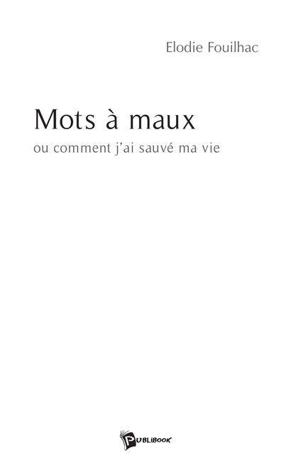 Mots à maux - Élodie Fouilhac