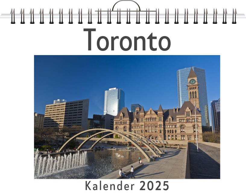 Toronto - (Wandkalender 2025, Kalender DIN A4 quer, Monatskalender im Querformat mit Kalendarium, das perfekte Geschenk) - Finn Schäfer