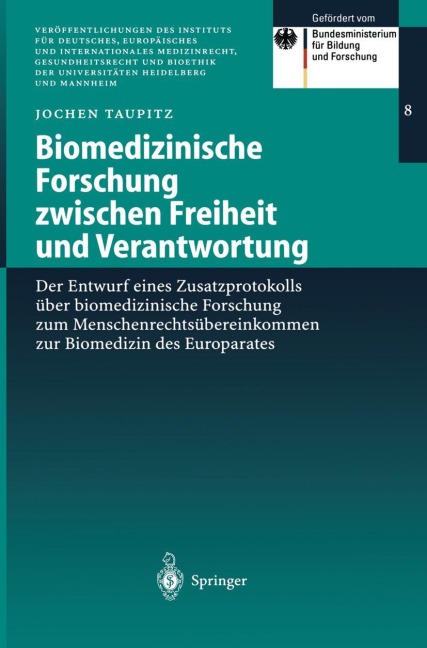 Biomedizinische Forschung zwischen Freiheit und Verantwortung - Jochen Taupitz