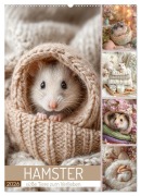 Cover-Bild zum Titel 'Hamster - süße Tiere zum Verlieben (Wandkalender 2026 DIN A2 hoch), CALVENDO Monatskalender' von 'Mb Fotografie'