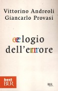 Cover-Bild zum Titel 'Elogio dell'errore' von 'Vittorino Andreoli, Giancarlo Provasi'