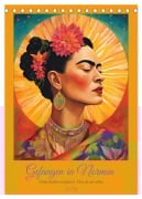 Cover-Bild zum Titel 'Gefangen in Normen. Frida Kahlo inspiriert. Flor de mi alma (Tischkalender 2026 DIN A5 hoch), CALVENDO Monatskalender' von 'Rose El Rose'