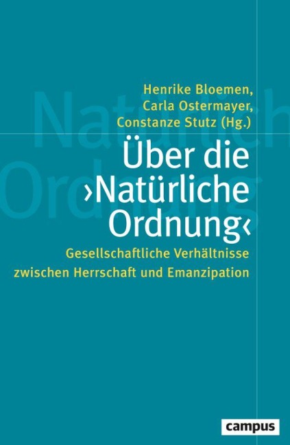 Über die ¿Natürliche Ordnung¿ - 