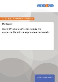 Cover-Bild zum Titel 'Hartz IV oder das Vierte Gesetz für moderne Dienstleistungen am Arbeitsmarkt' von 'M. Sydow'