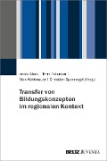 Cover-Bild zum Titel 'Transfer von Bildungskonzepten im regionalen Kontext' von ''