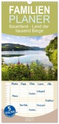 Cover-Bild zum Titel 'Familienplaner 2027 - Sauerland - Land der tausend Berge mit 5 Spalten (Wandkalender, 21 x 45 cm) CALVENDO' von 'Heidi Bücker'