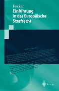 Cover-Bild zum Titel 'Europäisches Strafrecht' von 'Bernd Hecker'