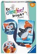 BeCreative String Art Pinguine - Kreative Fadenbilder mit frechen Pinguinen, für Kinder ab 6 Jahren - 