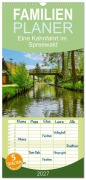 Cover-Bild zum Titel 'Familienplaner 2027 - Eine Kahnfahrt im Spreewald mit 5 Spalten (Wandkalender, 21 x 45 cm) CALVENDO' von ''