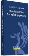 Cover-Bild zum Titel 'Beweisrecht im Verwaltungsprozess' von 'Hans-Peter Vierhaus'
