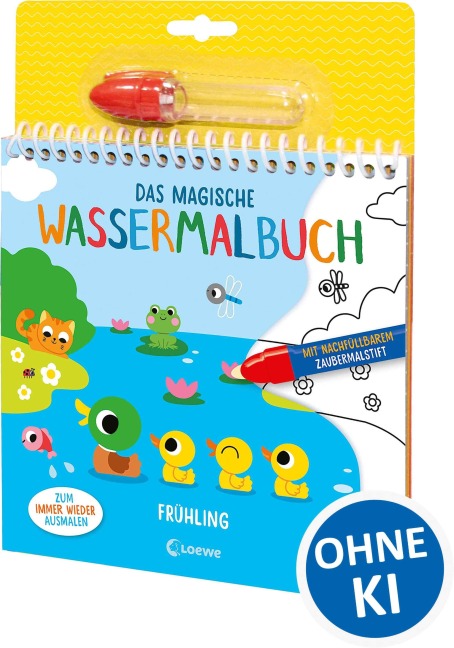 Das magische Wassermalbuch - Frühling - 