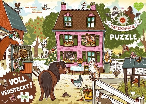 Die Haferhorde - Voll versteckt! (Puzzle) - Suza Kolb