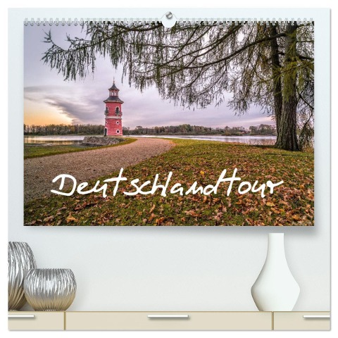 Deutschlandtour (hochwertiger Premium Wandkalender 2024 DIN A2 quer), Kunstdruck in Hochglanz - HeschFoto HeschFoto