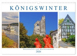 Cover-Bild zum Titel 'Königswinter. Drachenfels und Rheinromantik (Wandkalender 2026 DIN A3 quer), CALVENDO Monatskalender' von 'Lucy M. Laube'