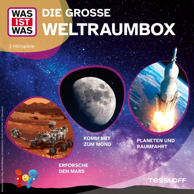 WAS IST WAS Hörspielbox: Die große Weltraumbox - Johannes Disselhoff, Simon Bertling, Christian Hagitte