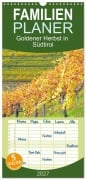 Cover-Bild zum Titel 'Familienplaner 2027 - Goldener Herbst in Südtirol mit 5 Spalten (Wandkalender, 21 x 45 cm) CALVENDO' von 'Lars Nullmeyer'