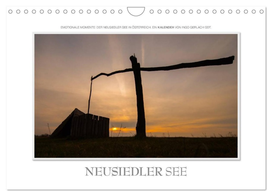 Neusiedler See / CH-Version (Wandkalender 2026 DIN A4 quer), CALVENDO Monatskalender - Ingo Gerlach GDT