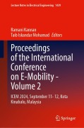 Cover-Bild zum Titel 'Proceedings of the International Conference on E-Mobility--Volume 2' von ''