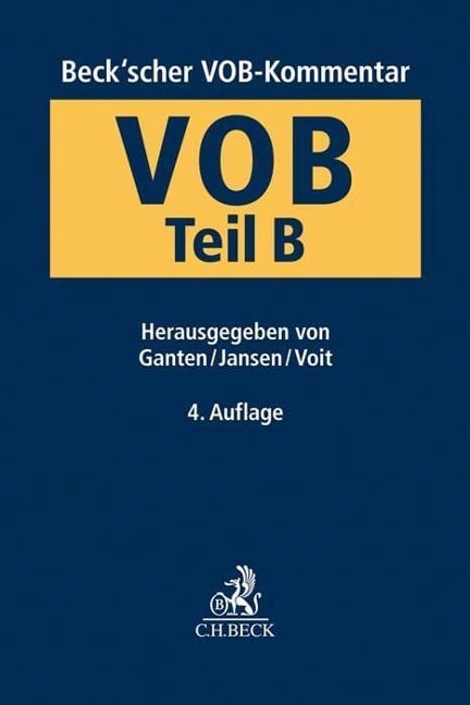 Beck'scher VOB-Kommentar VOB Teil B - 