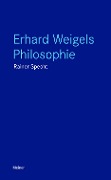 Cover-Bild zum Titel 'Erhard Weigels Philosophie' von 'Rainer Specht'