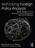 Cover-Bild zum Titel 'Rethinking Foreign Policy Analysis' von ''