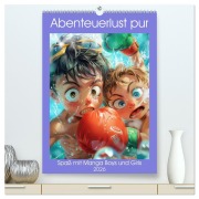 Cover-Bild zum Titel 'Abenteuerlust pur - Spaß mit Manga Boys und Girls (hochwertiger Premium Wandkalender 2026 DIN A2 hoch), Kunstdruck in Hochglanz' von 'Liselotte Brunner-Klaus'