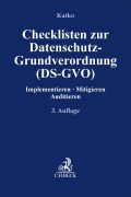 Cover-Bild zum Titel 'Checklisten zur Datenschutz-Grundverordnung (DS-GVO)' von ''