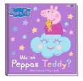 Cover-Bild zum Titel 'Peppa Pig: Wo ist Peppas Teddy? Mein Gutenacht-Klappenbuch' von ''