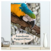 Cover-Bild zum Titel 'Kunterbunter Papageien-Planer (hochwertiger Premium Wandkalender 2026 DIN A2 hoch), Kunstdruck in Hochglanz' von 'Angelika Beuck'