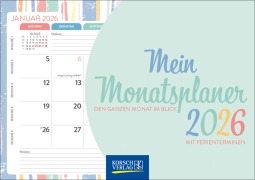 Cover-Bild zum Titel 'Mein Monatsplaner 2026' von ''