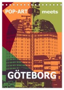 Cover-Bild zum Titel 'POP-ART meets Göteborg (Tischkalender 2026 DIN A5 hoch), CALVENDO Monatskalender' von 'Reinhard Sock'