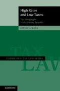 Cover-Bild zum Titel 'High Rates and Low Taxes' von 'Steven A. Bank'