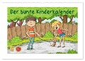 Der bunte Kinderkalender (Wandkalender 2024 DIN A2 quer), CALVENDO Monatskalender - Gabi Wolf