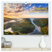 Cover-Bild zum Titel 'Saarland Weltkulturerbe und Wein (hochwertiger Premium Wandkalender 2026 DIN A2 quer), Kunstdruck in Hochglanz' von 'Prime Selection'