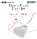 Cover-Bild zum Titel 'Von der Pflicht' von 'Richard David Precht'