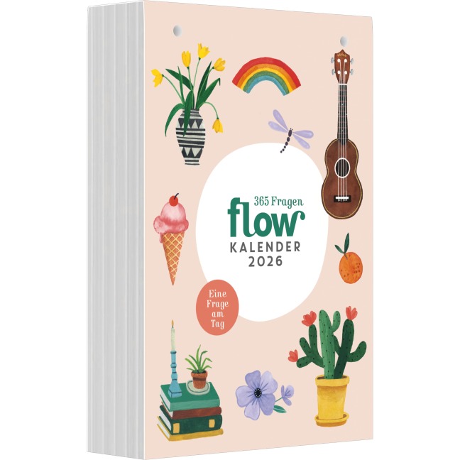 Der Flow Kalender - Tagesabreißkalender im Format 13 x 19 - 