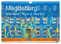 Magdeburg - Neues Bauen - Moderne - Bauhaus (Wandkalender 2024 DIN A4 quer), CALVENDO Monatskalender - Michael Schulz-Dostal