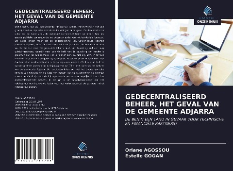 GEDECENTRALISEERD BEHEER, HET GEVAL VAN DE GEMEENTE ADJARRA - Oriane Agossou, Estelle Gogan