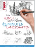 Cover-Bild zum Titel 'Die Kunst des Zeichnens 15 Minuten - Landschaften' von 'Frechverlag'